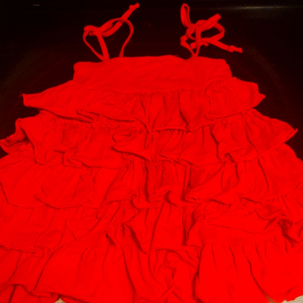 Ruffle tank top